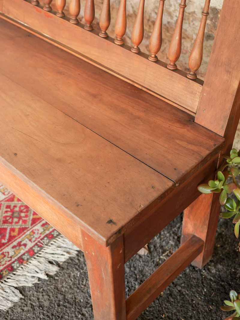 Antoine, le grand banc en merisier N°525