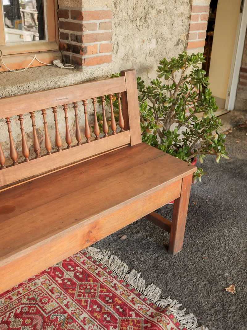 Antoine, le grand banc en merisier N°525