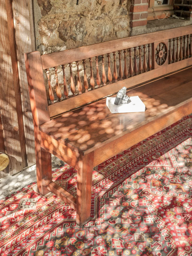 Antoine, le grand banc en merisier N°525