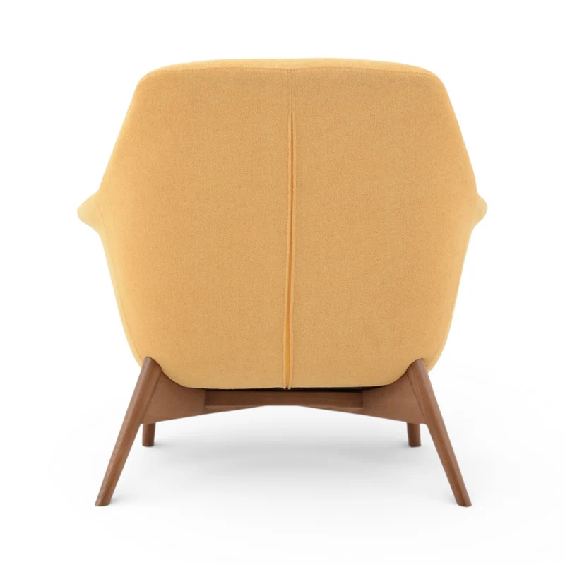 Fauteuil en tissu or