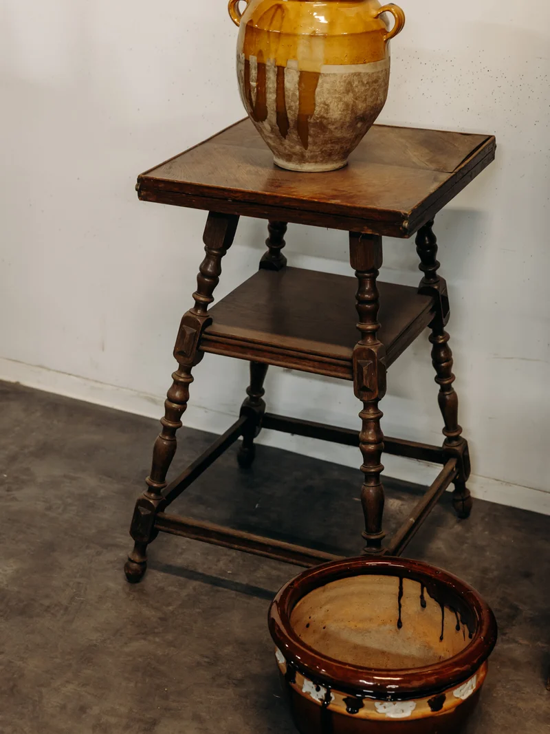Francine, la table d'appoint pliante en bois N°1560