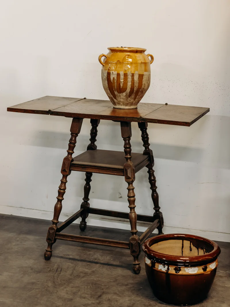 Francine, la table d'appoint pliante en bois N°1560