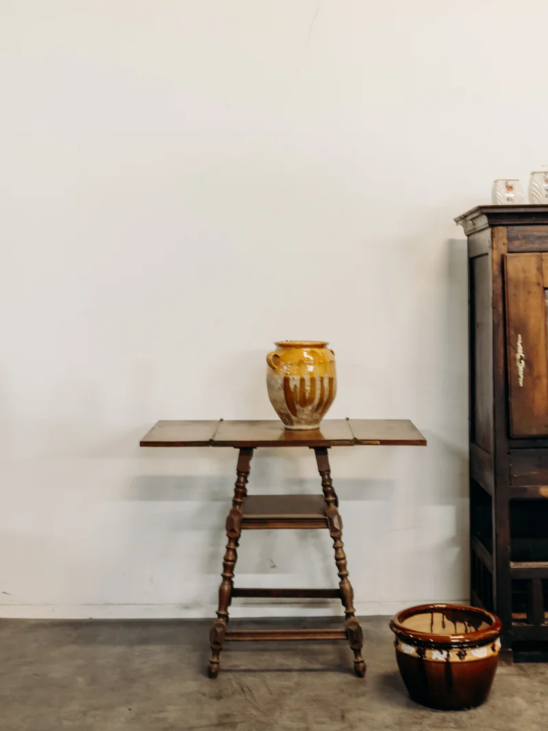 Francine, la table d'appoint pliante en bois N°1560