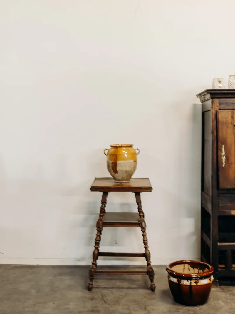 Francine, la table d'appoint pliante en bois N°1560
