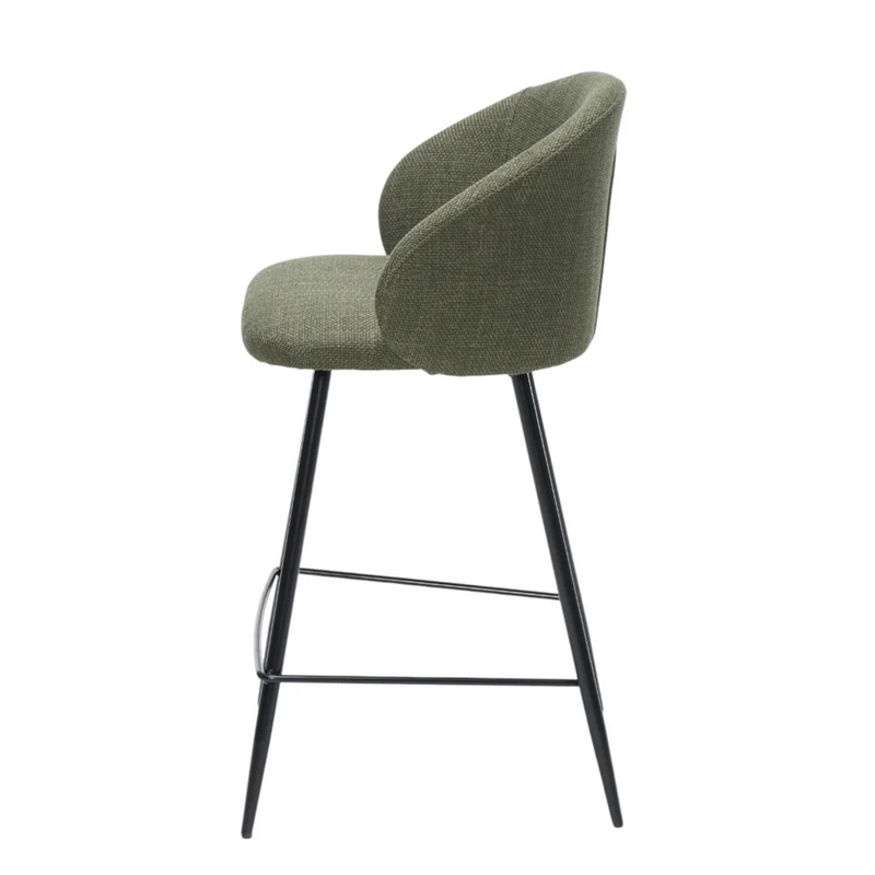 Chaise snack tissu kaki