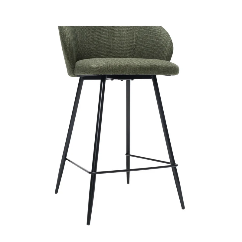 Chaise snack tissu kaki