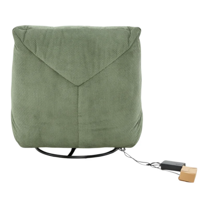 Fauteuil relax tissu vert foncé