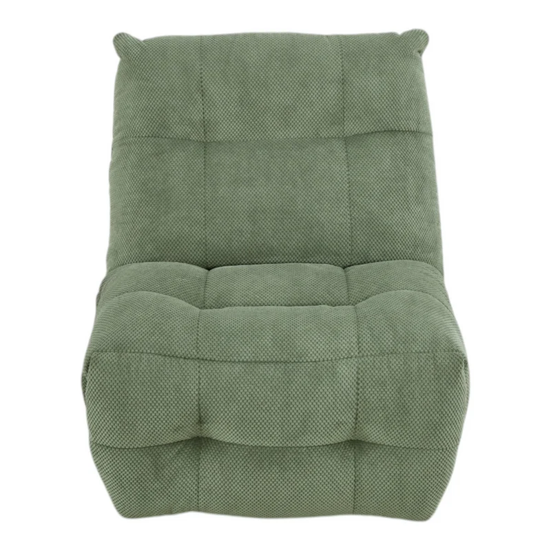 Fauteuil relax tissu vert foncé