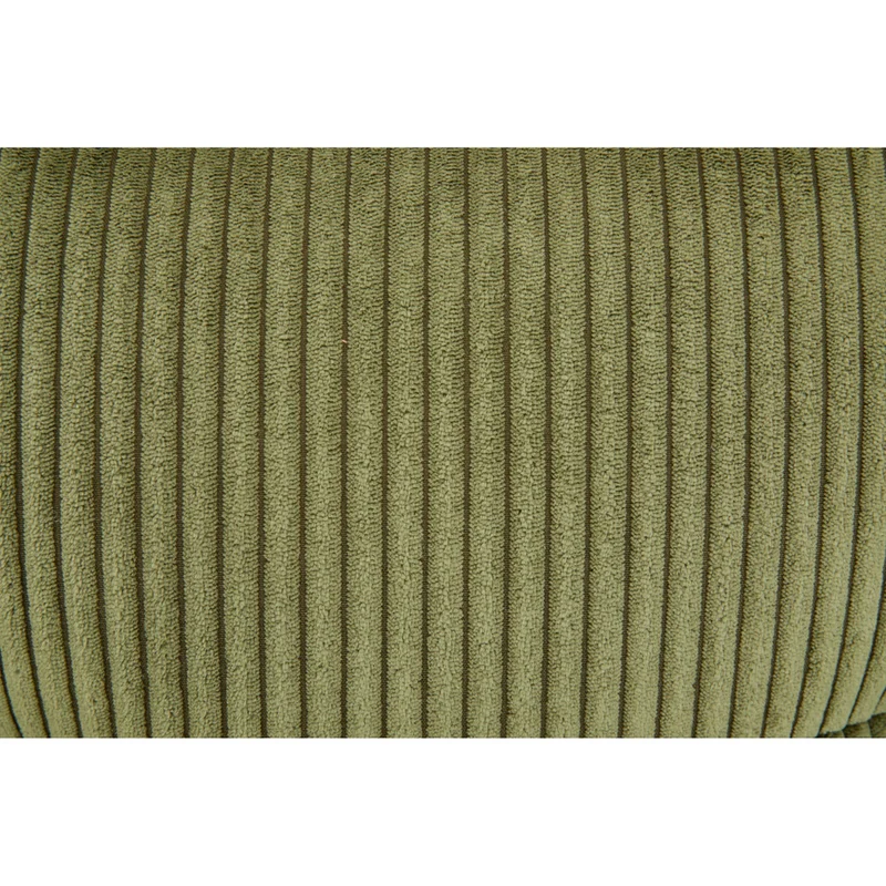Fauteuil relax velours côtelé vert