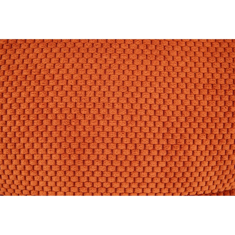 Fauteuil relax tissu terracotta