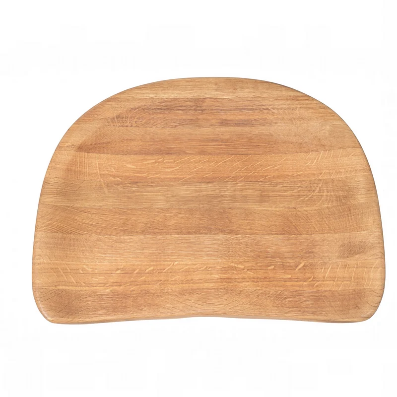 Tabouret bas 47 cm chêne massif clair