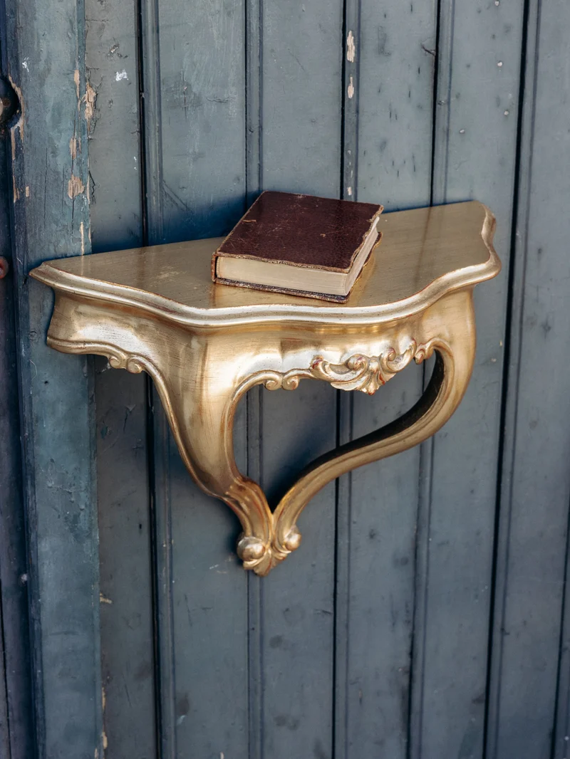 Francine, la console d'appoint murale argentée N°1583