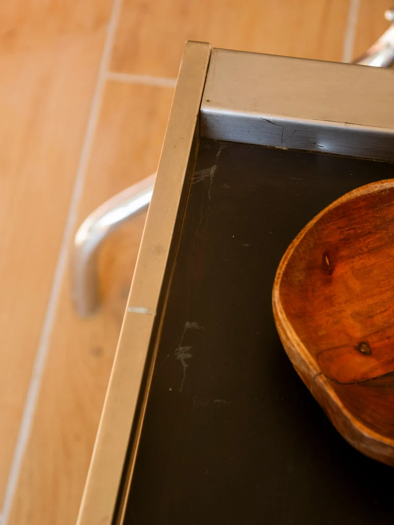 Anouk, la desserte en inox pliable N°392