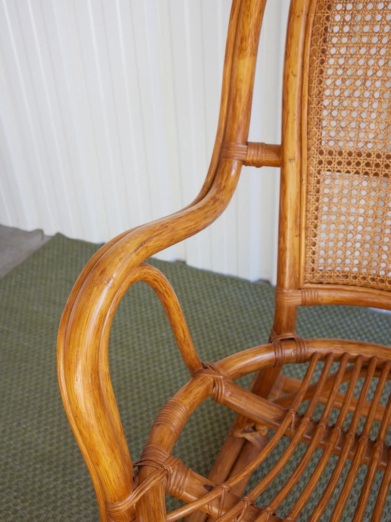 Alibert, le rocking-chair en rotin N°103