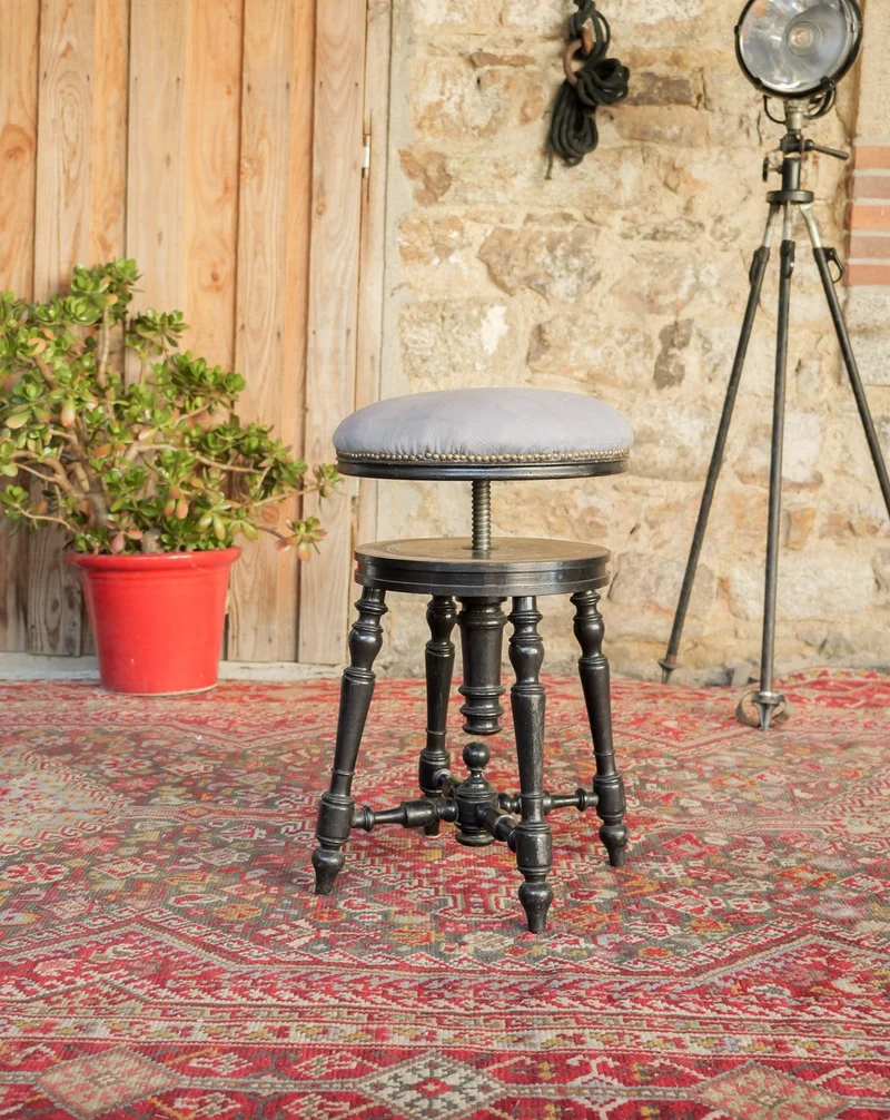 Axel, le tabouret de piano style Napoléon III N°752