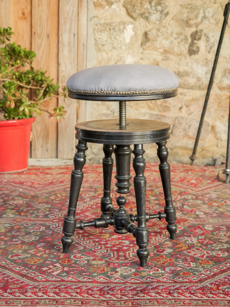 Axel, le tabouret de piano style Napoléon III N°752