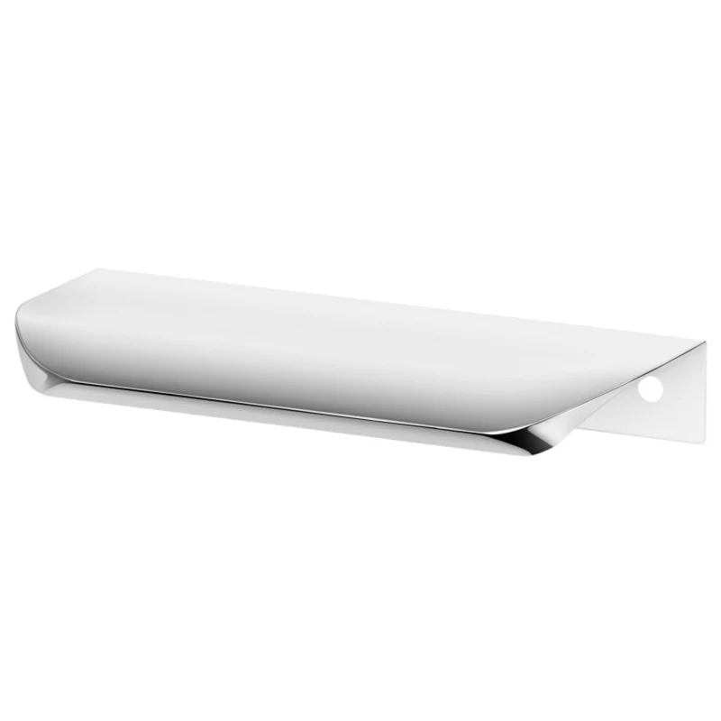 Poignée profilée Edge ronde 416mm (Longueur totale 436mm) - Électropoli