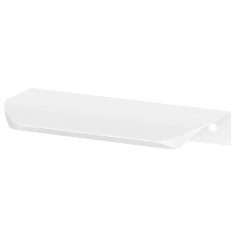 Poignée profilée Edge ronde 416mm (Longueur totale 436mm) - Blanc