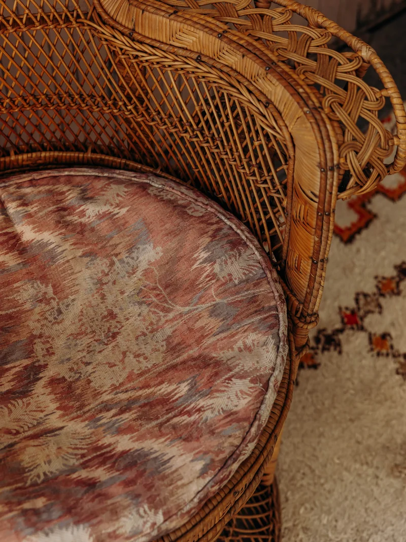Emmanuel, le fauteuil en rotin élégant et grandiose N°28