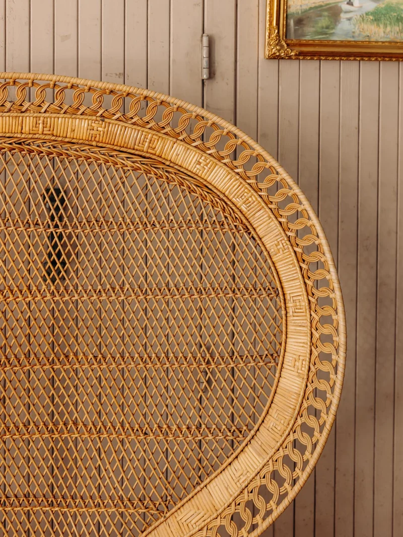 Emmanuel, le fauteuil en rotin élégant et grandiose N°28