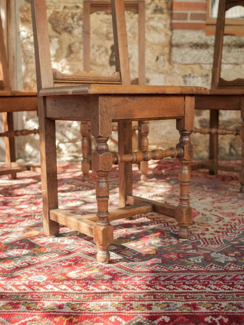 Claude, le lot de 4 chaises lorraines N°1636