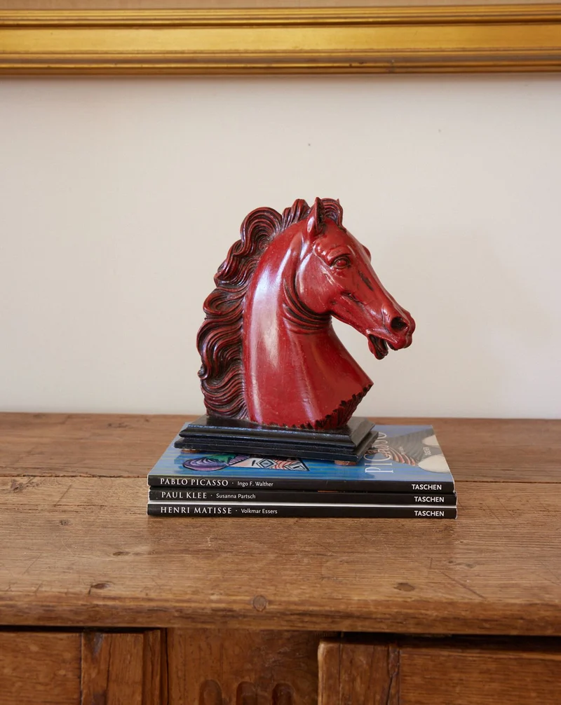 Alix, la sculpture tête de cheval en résine N°1164