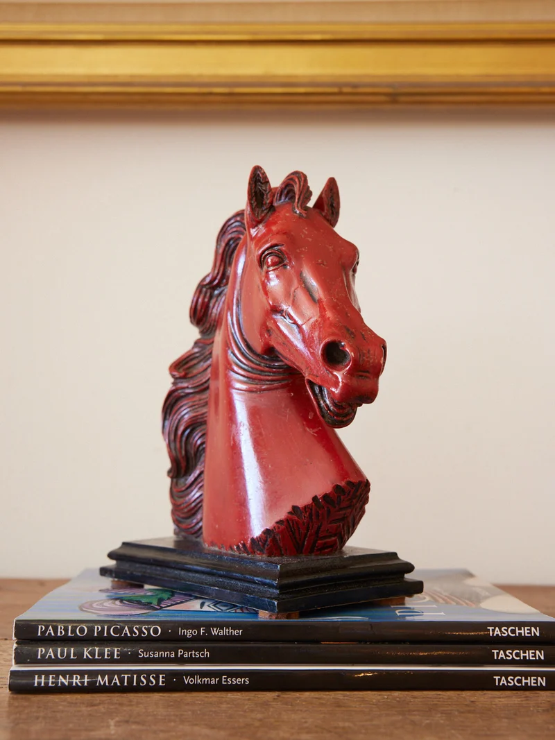 Alix, la sculpture tête de cheval en résine N°1164