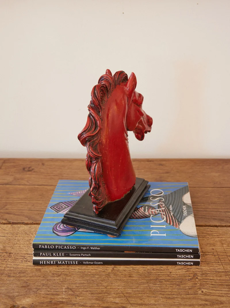 Alix, la sculpture tête de cheval en résine N°1164