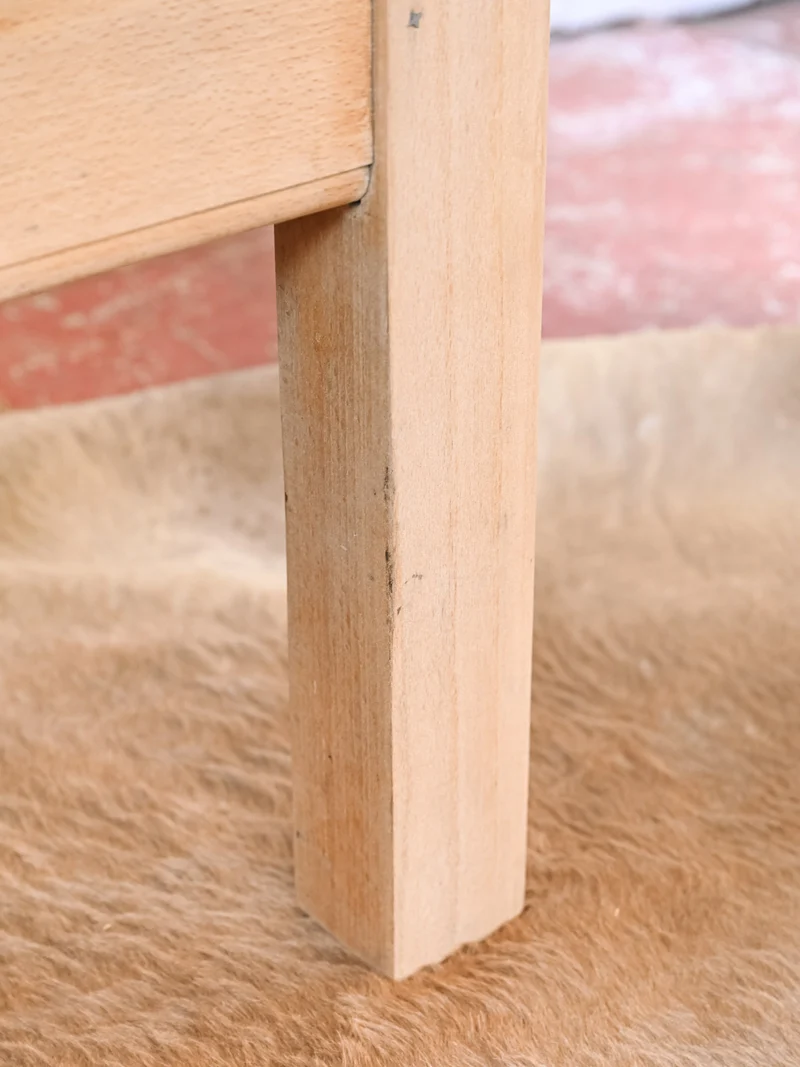 Léonie, la table basse campagne en bois clair N°1159
