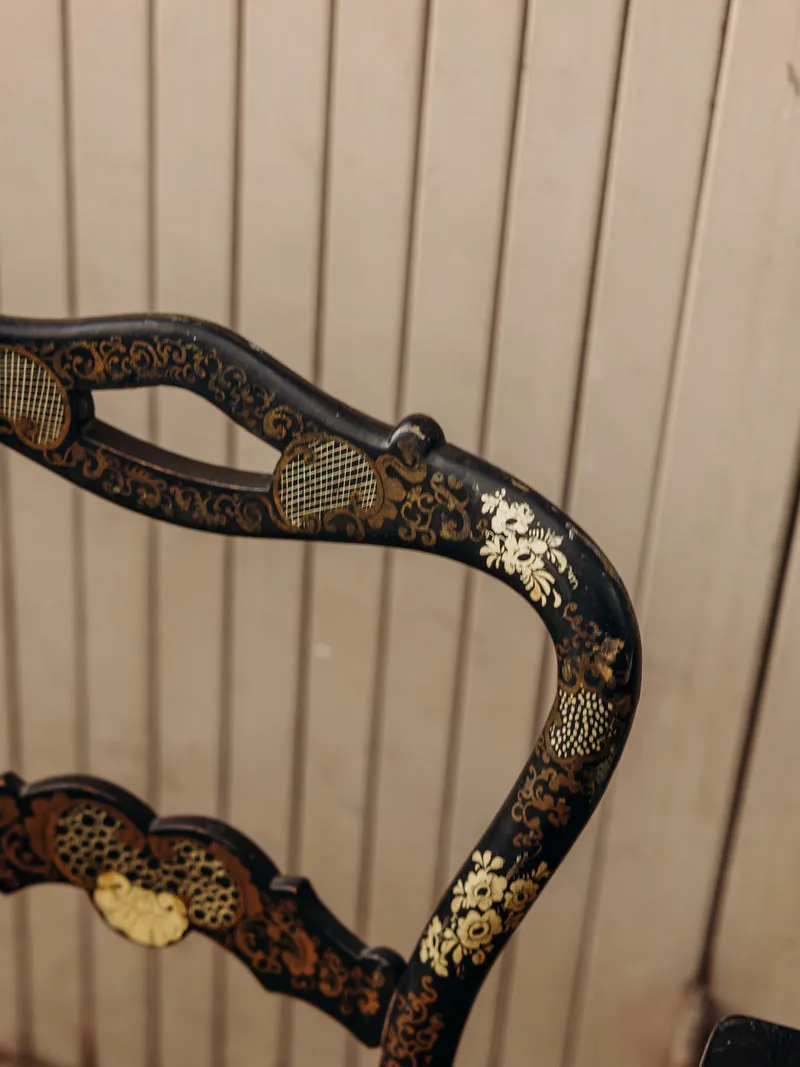 Claude, la paire de chaises au style asiatique N°1601
