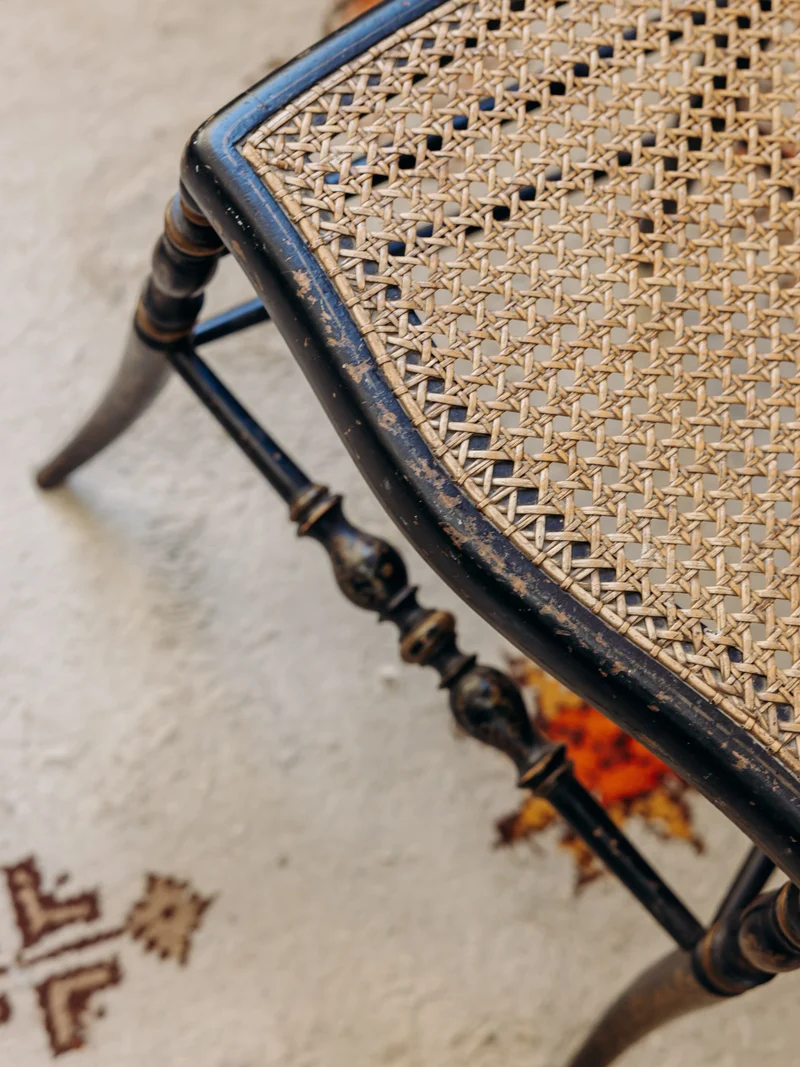 Claude, la paire de chaises au style asiatique N°1601