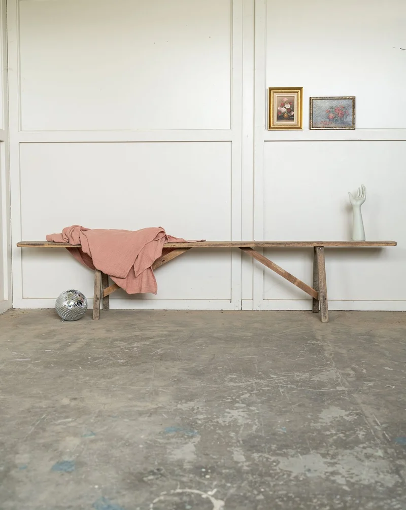 Antoine, le banc de ferme en bois N°531