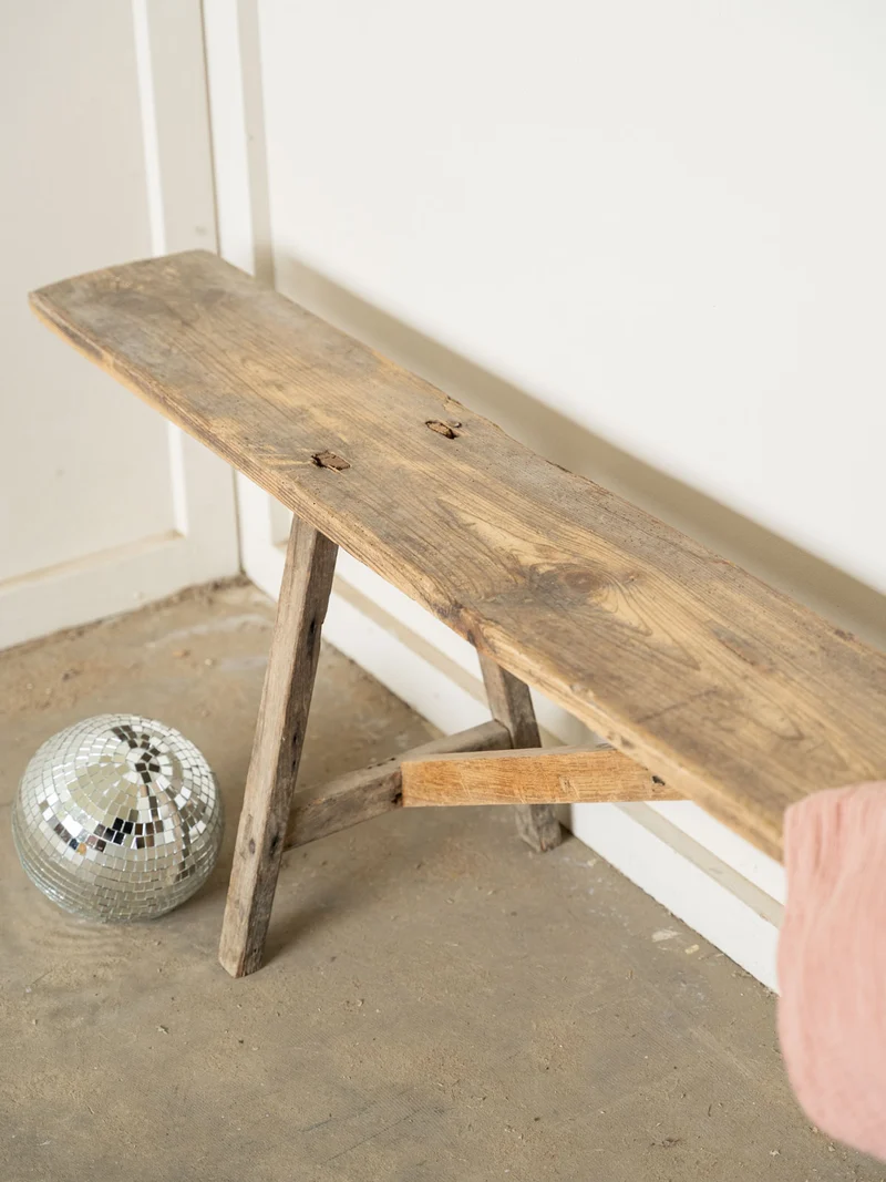 Antoine, le banc de ferme en bois N°531