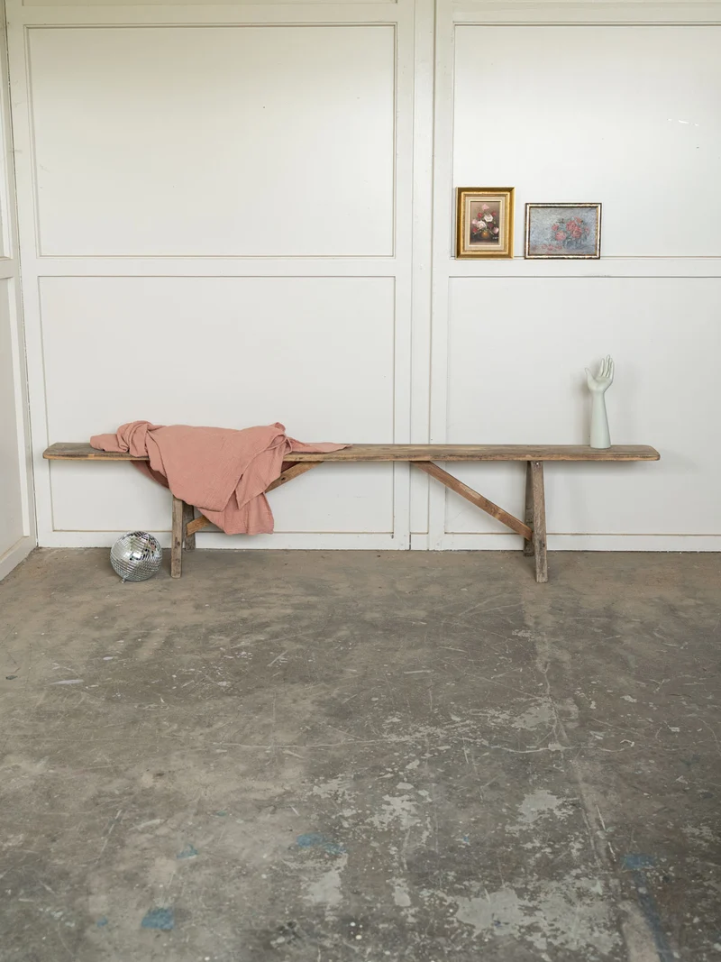 Antoine, le banc de ferme en bois N°531