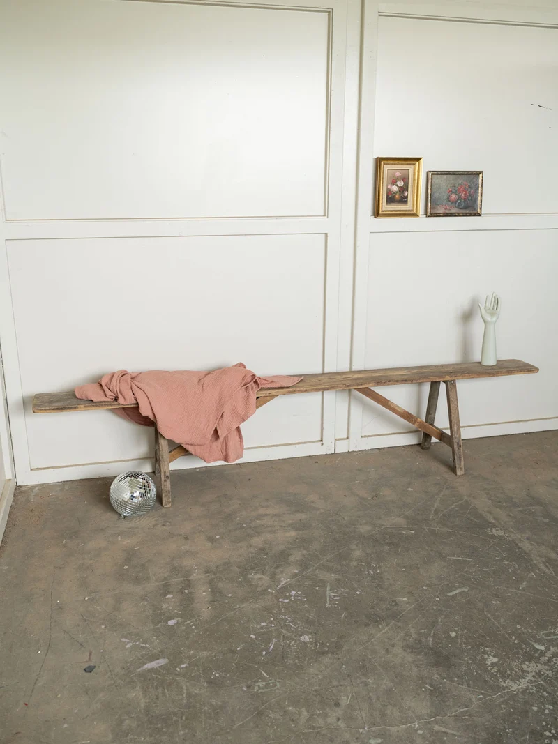 Antoine, le banc de ferme en bois N°531