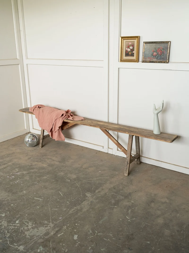Antoine, le banc de ferme en bois N°531