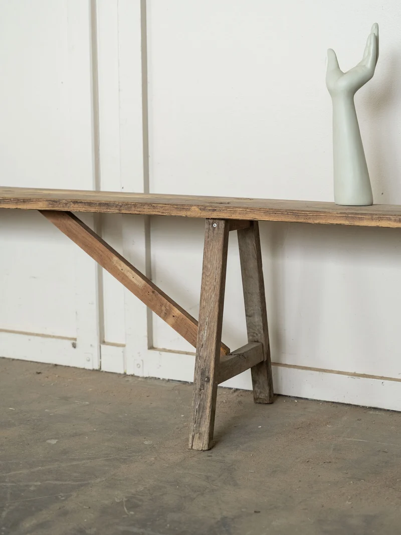 Antoine, le banc de ferme en bois N°531