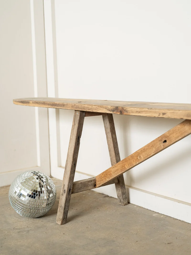 Antoine, le banc de ferme en bois N°531