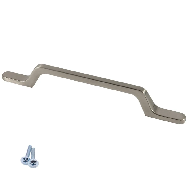 Poignée de meuble 160mm U098 - Acier brossé