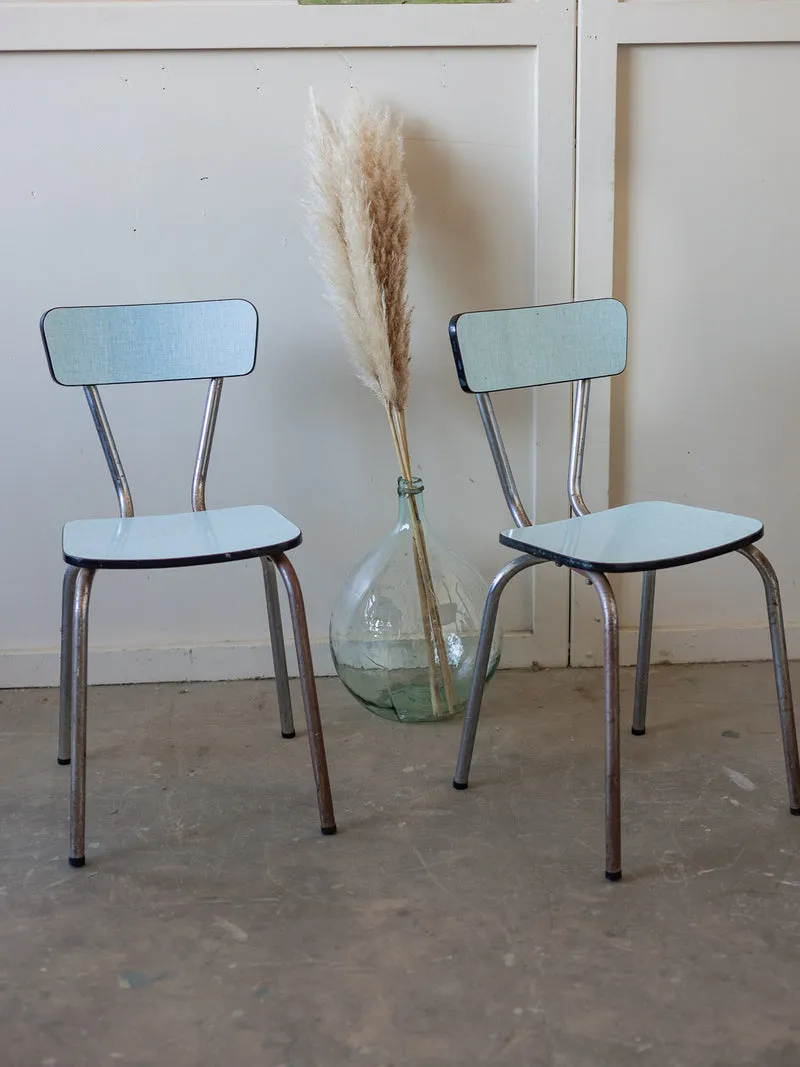 Alma, la paire de chaises en formica N°1948