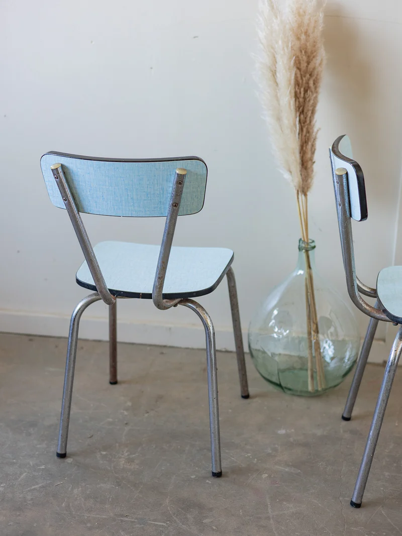 Alma, la paire de chaises en formica N°1948