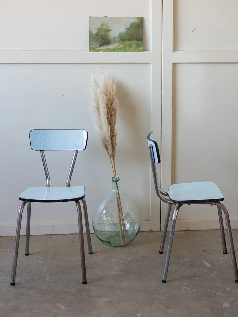 Alma, la paire de chaises en formica N°1948