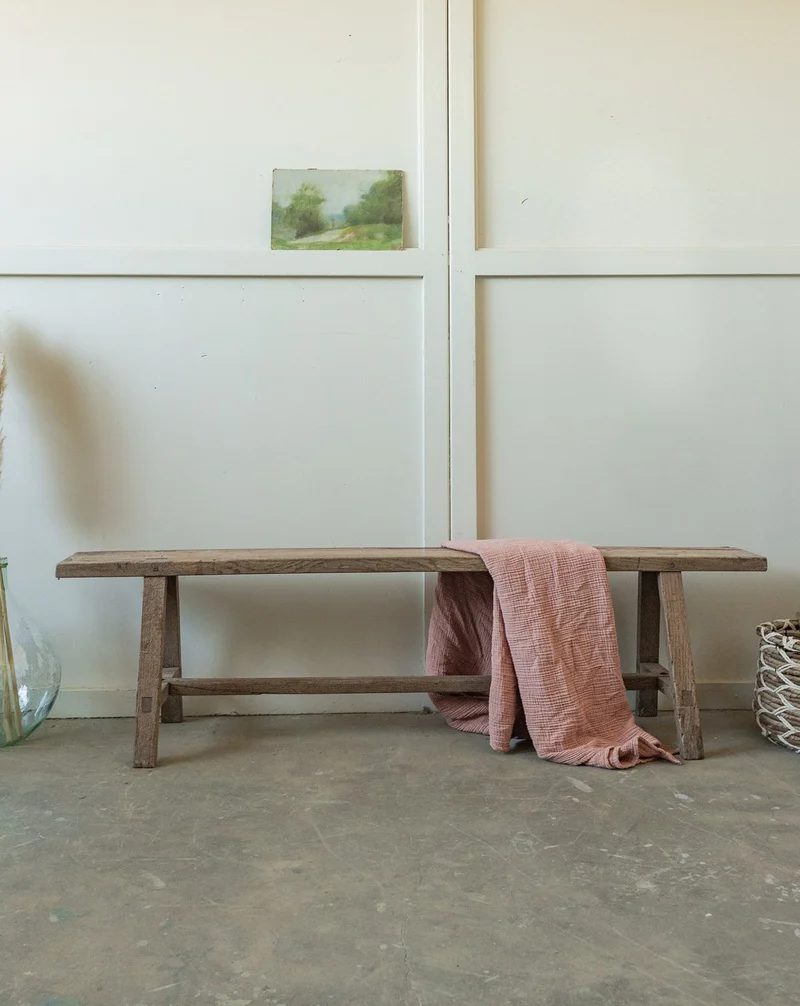 Antoine, le banc de ferme en bois N°515