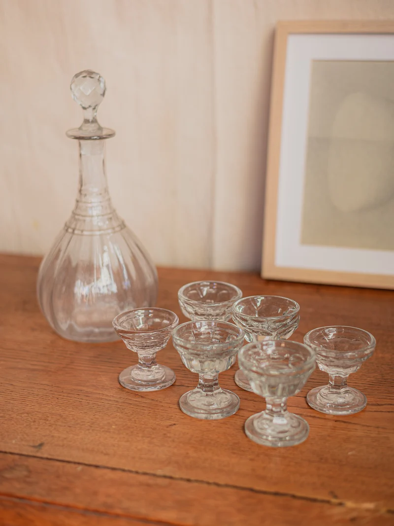 Eugène, le lot de six verres style victorien N°239