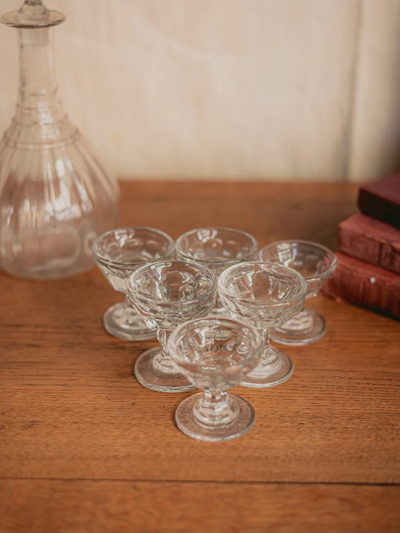 Eugène, le lot de six verres style victorien N°239