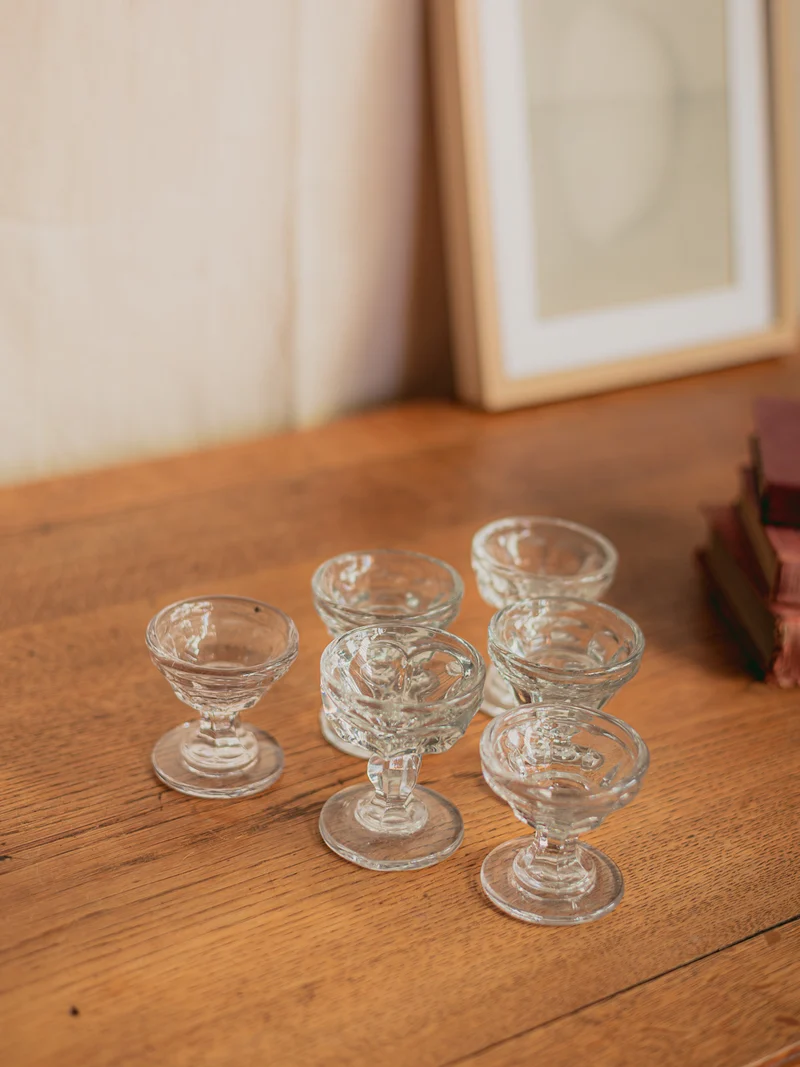Eugène, le lot de six verres style victorien N°239