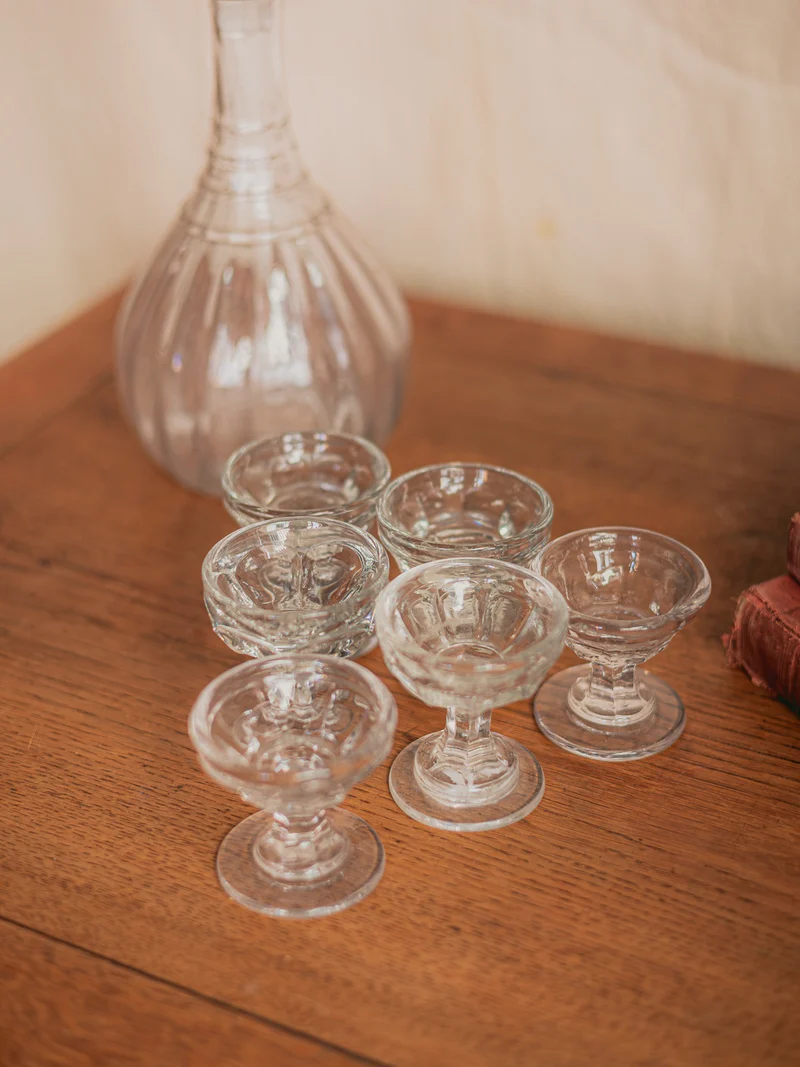 Eugène, le lot de six verres style victorien N°239