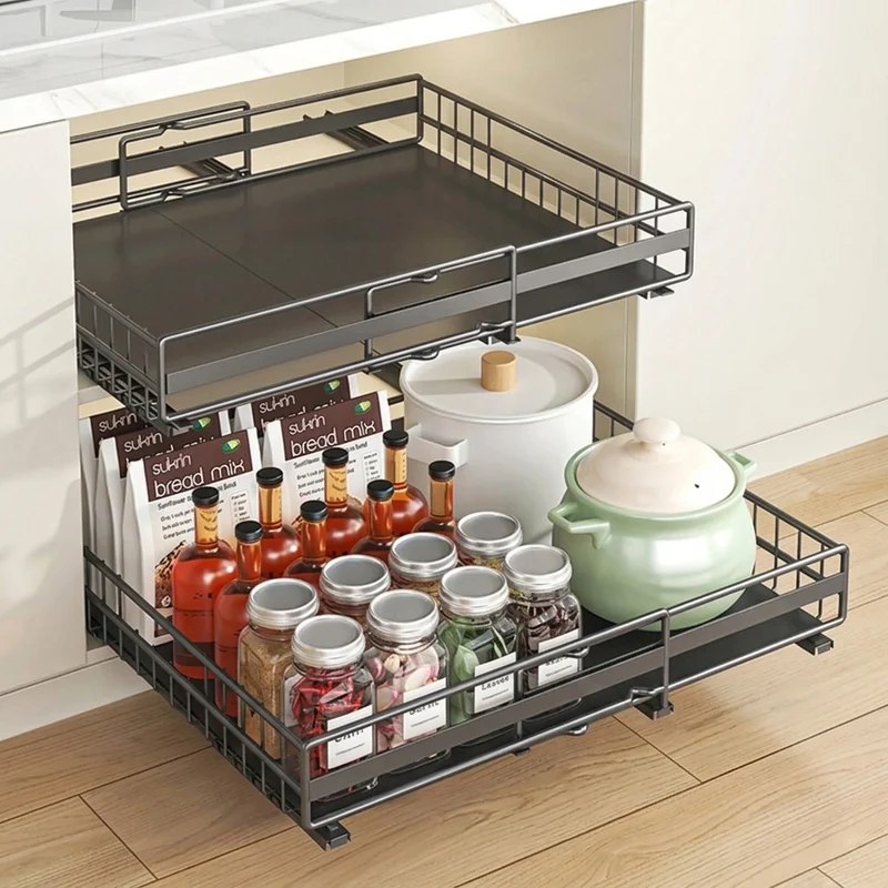 Tiroir Cuisine Coulissant | Tiroxa™ - Ajustable