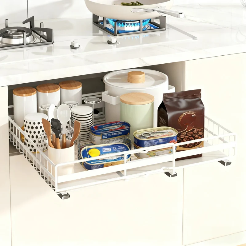 Tiroir Cuisine Coulissant | Tiroxa™ - Ajustable