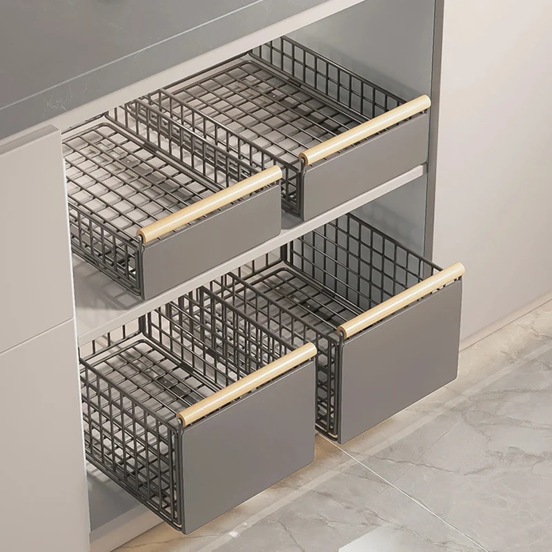 Tiroir Coulissant pour Placard | Glissira™ - Lot de 2